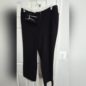 Lands' End Women’s NoN Stretch Chino Pants Mid Rise Straight Leg Business Casual